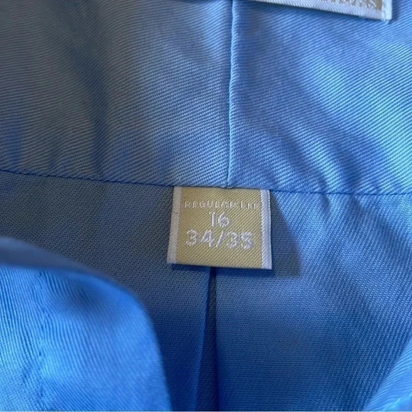 Michael Kors button down Light Blue Men’s size 34/35 neck 16” 100% Cotton - Picture 9 of 10